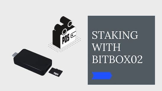 Cold Staking - How to stake your crypto coins with BitBox02 Hardware Wallet