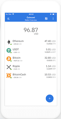 Coinomi Multi Blockchain Wallet