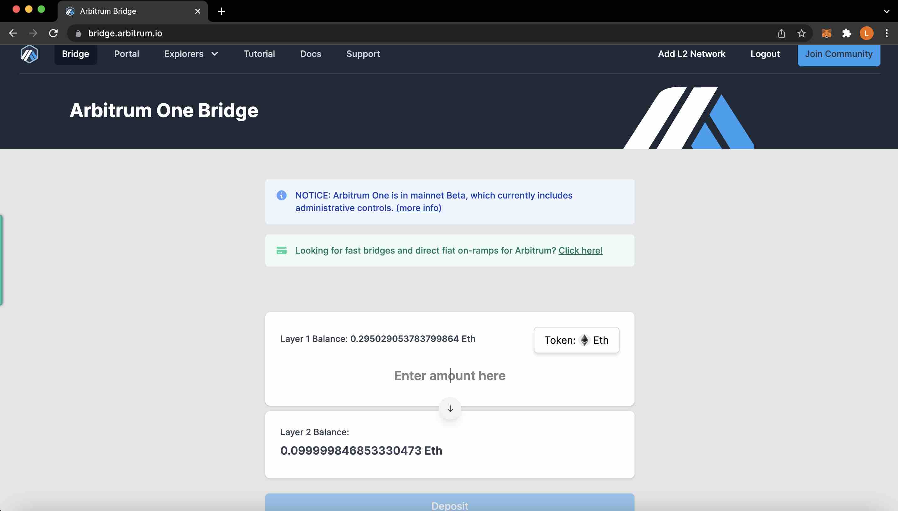 Arbitrum Bridge
