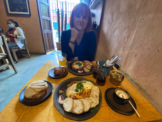 Happy me and Shakshuka @Boulenc