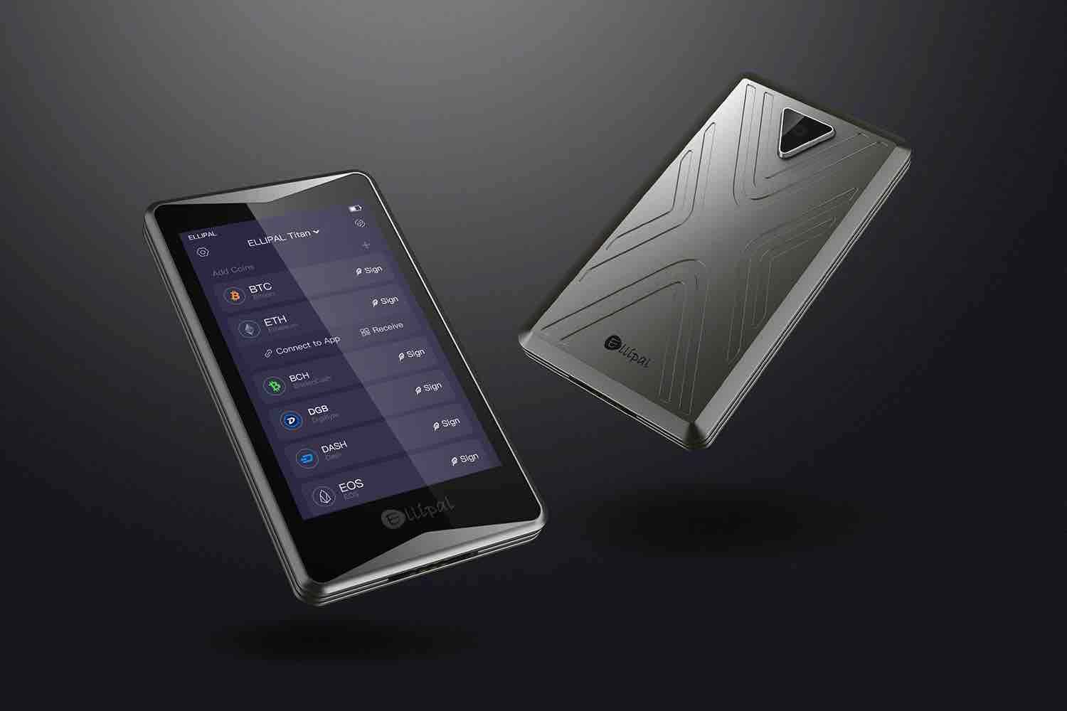 The Ellipal Titan Wallet. Image Credit: Ellipal.com
