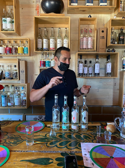 Our host and mezcal expert